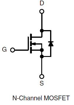 n-channel enhancement MOSFET